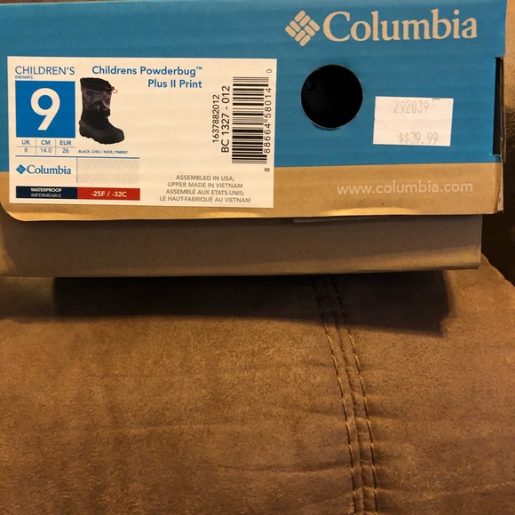 Columbia Childrens Powderbug Plus II Print - Picture 6 of 6